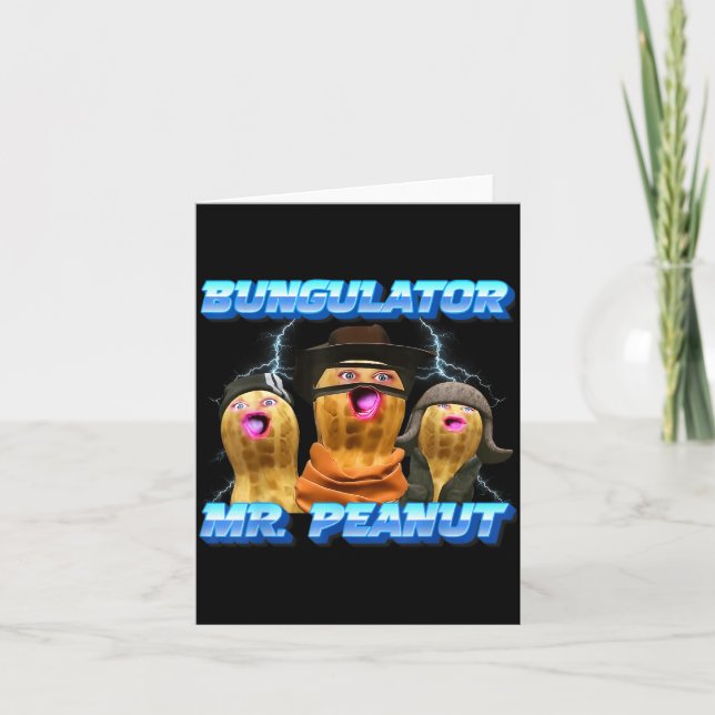 Carte Le Burnt Peanut Funny Goop M. Peanut Bungulator  (Devant)