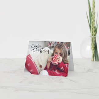 Carte Le cacao et Noël