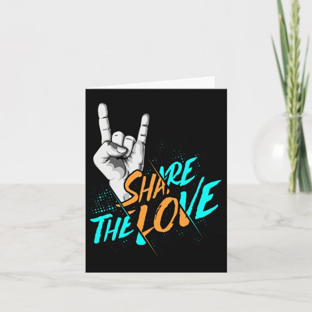 Carte Le cadeau Asl pour hommes femmes enfants garçons f (Devant)