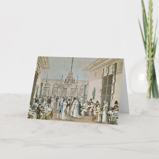 Carte Le café Frascati en 1807 (Devant)