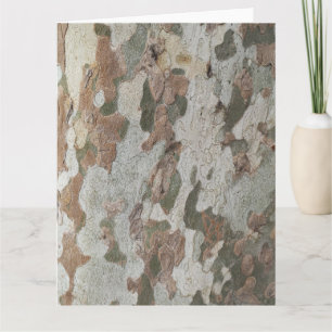 Carte Le camouflage de l'arbre de l'avion ressemble à un