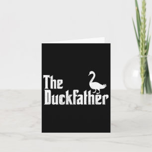 Carte Le canard père canard amoureux quack papa Fête des
