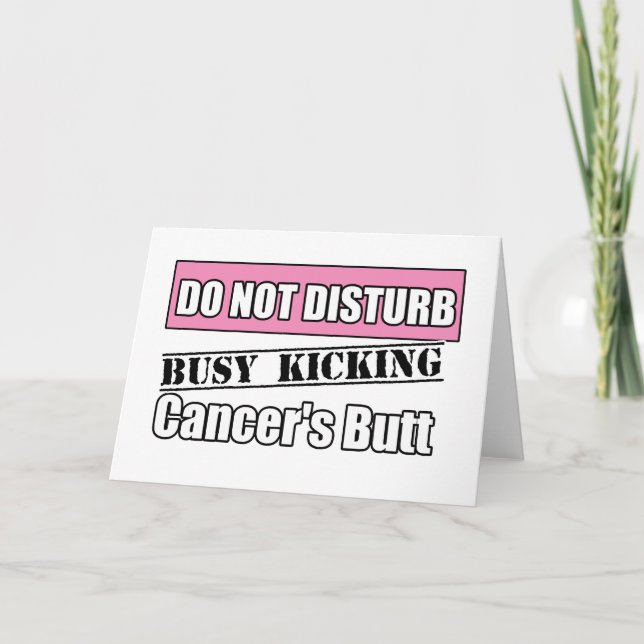 Carte Le cancer du sein ne touchent pas à donner un coup (Devant)