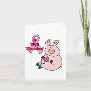 Carte le cancer du sein survivra au cochon