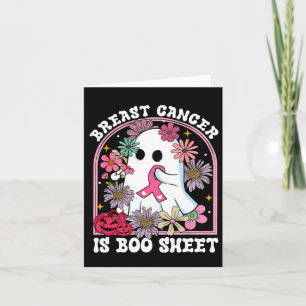 Carte Le cancer est une feuille Boo guerrière du cancer 
