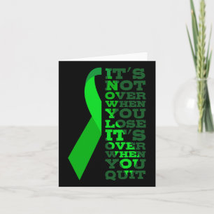 Carte Le Cancer N'Est Pas Terminé Quand Vous Le Perdez Q