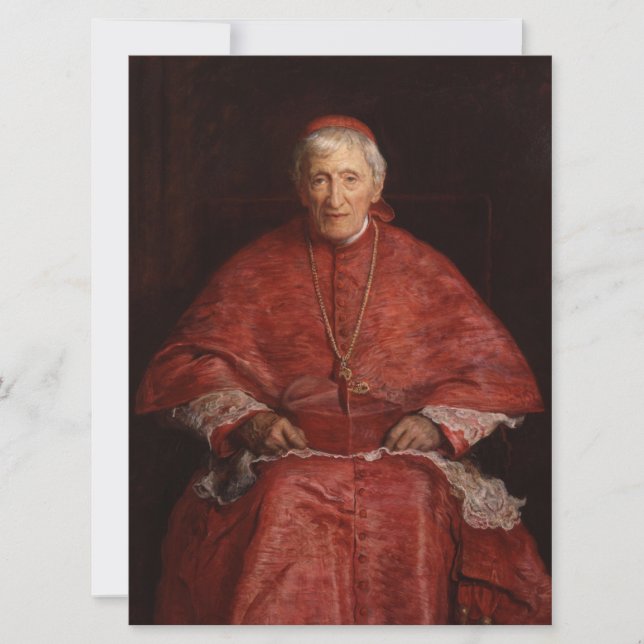 Carte Le cardinal John Henry Newman (Devant)