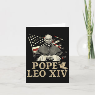 Carte Le cardinal Robert Prevost Chemise le pape Leo Xiv