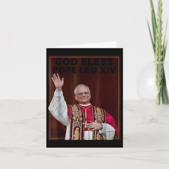 Carte Le cardinal Robert Prevost Chemise Pope Leo Xiv 5 (Devant)