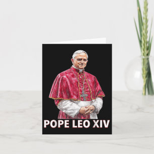 Carte Le cardinal Robert Prevost le pape-chemise Leo Xiv