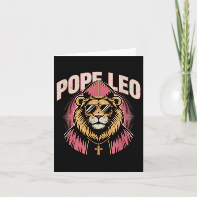 Carte Le cardinal Robert Prevost le pape Leo Xiv 2025 le (Devant)