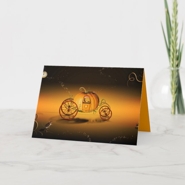 Carte Le carrosse d'Halloween - (Devant)