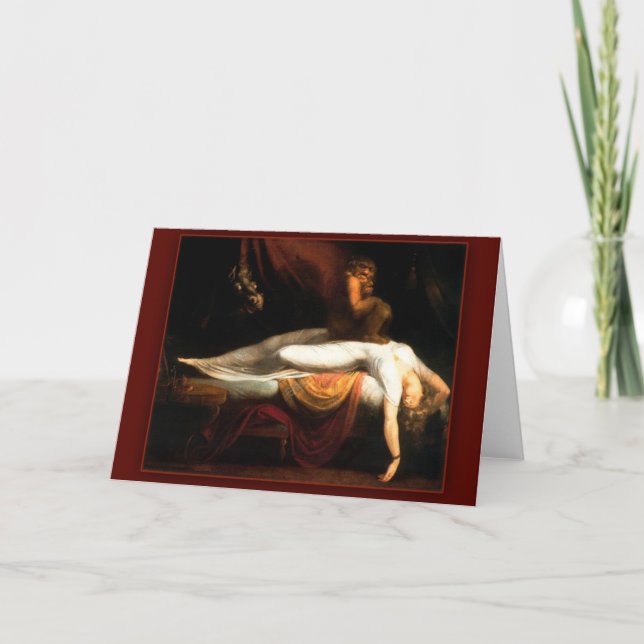 Carte Le cauchemar de John Henry Fuseli (Devant)