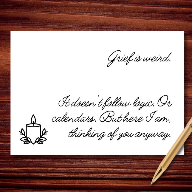 Carte Le chagrin est une sympathie étrange pour le suppo (Créateur téléchargé)