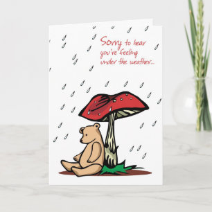 Carte Le Champignon Ours Va Bien
