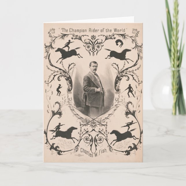 Carte Le Champion Du Monde, Charles W. Fish. (Devant)