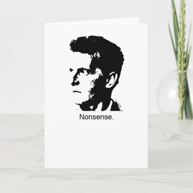 Carte Le charme de Wittgenstein (Devant)