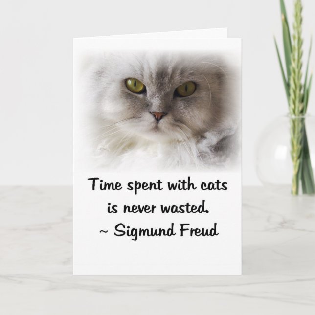 Carte Le chat de Freud (Devant)