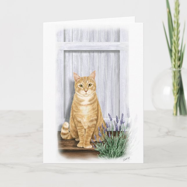 Carte Le Chat de la Porte Lavande (Devant)