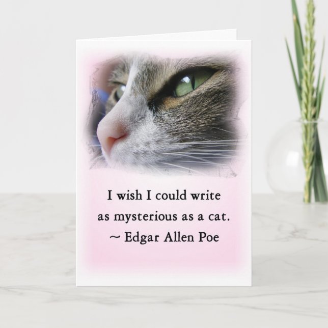 Carte Le chat du Poe (Devant)