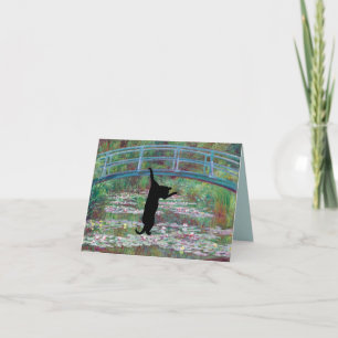 Carte Le chat noir suspendu