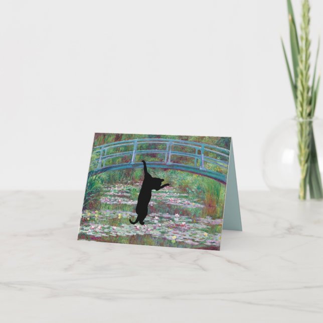 Carte Le chat noir suspendu (Devant)