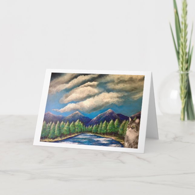 Carte Le chat qui a aimé augmenter (Devant)