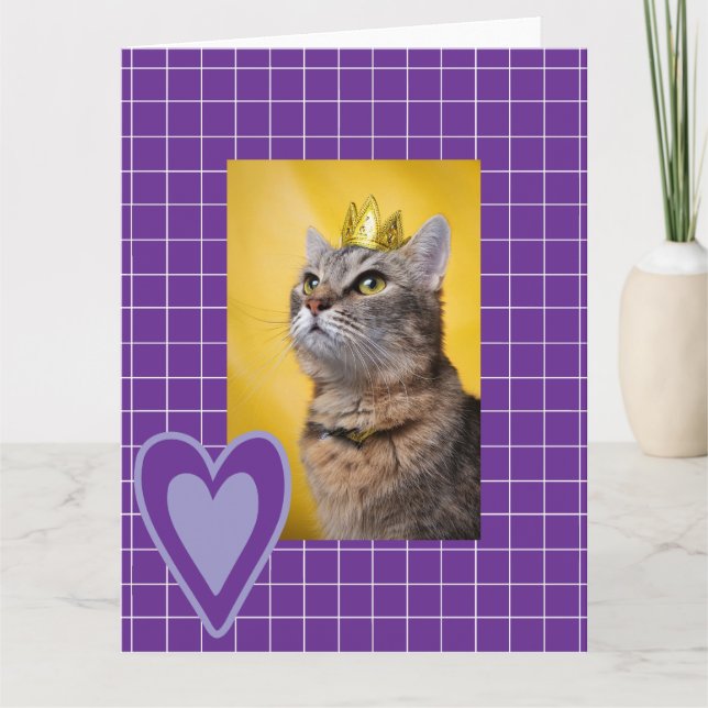 Carte Le chat Regal (Devant)