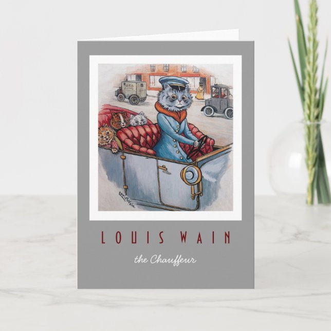 Carte Le chauffeur de chat (Devant)