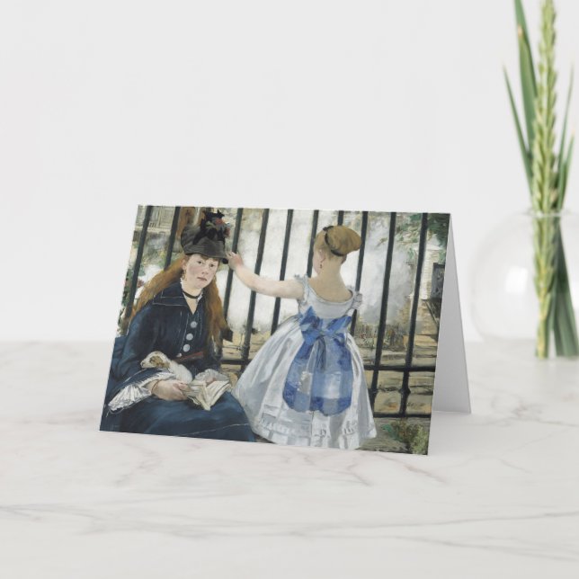 Carte Le chemin de fer | Édouard Manet (Devant)