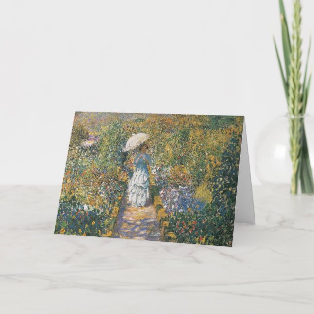 Carte Le chemin du jardin | Frederick Carl Frieseke (Devant)