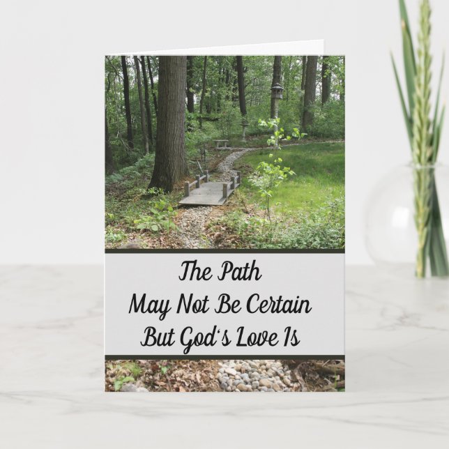 Carte Le chemin - Vierge à l'intérieur (Devant)