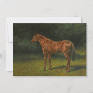 Carte Le cheval Sorrel Rouge (par Rosa Bonheur)