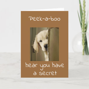 Carte *LE CHIEN DU 50e ANNIVERSAIRE* N'EST QU'UN JOKESTE