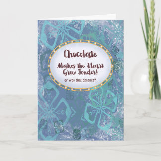 Carte Le chocolat rend le Fondeur de croissance cardiaqu