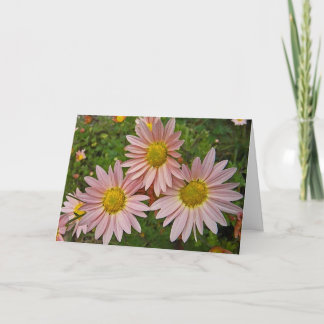 Carte Le chrysanthème gai de BA pensant à vous cardent