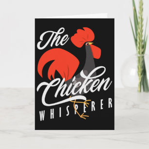 Carte Le chuchoteur de poulet Élevage de coqs Agriculteu