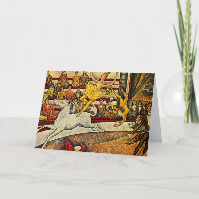 Carte Le cirque de Georges Seurat (1891) (Devant)