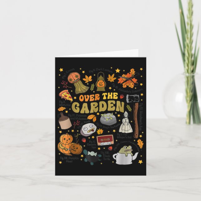 Carte Le Citrouille du mur du jardin d'Halloween s'effon (Devant)