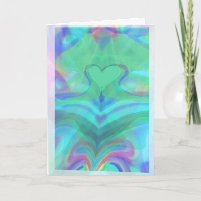 Carte Le coeur est un miracle merveilleux (Devant)