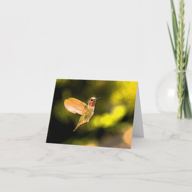 Carte Le colibri d'Anna (Devant)