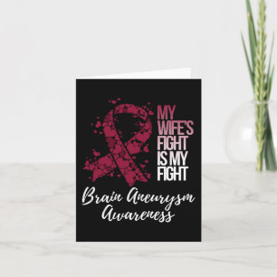 Carte Le combat de ma femme est mon combat Cerveau Aneur