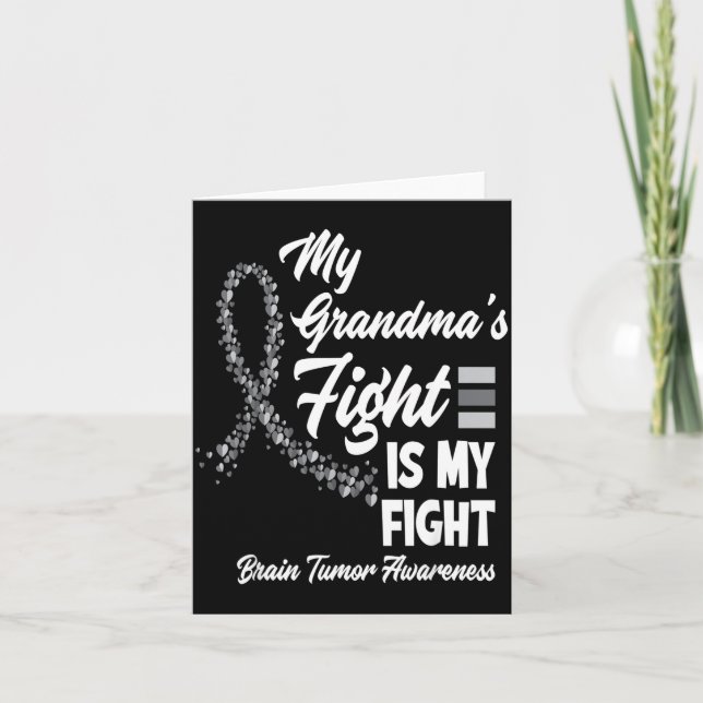 Carte Le combat de ma grand-mère est mon combat Tumeur c (Devant)