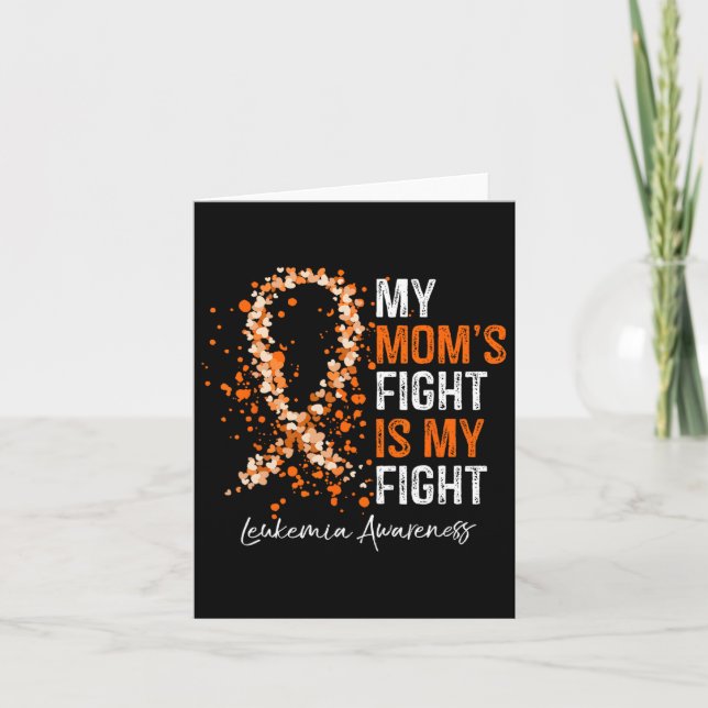 Carte Le combat de maman est mon combat - Cadeaux de sen (Devant)