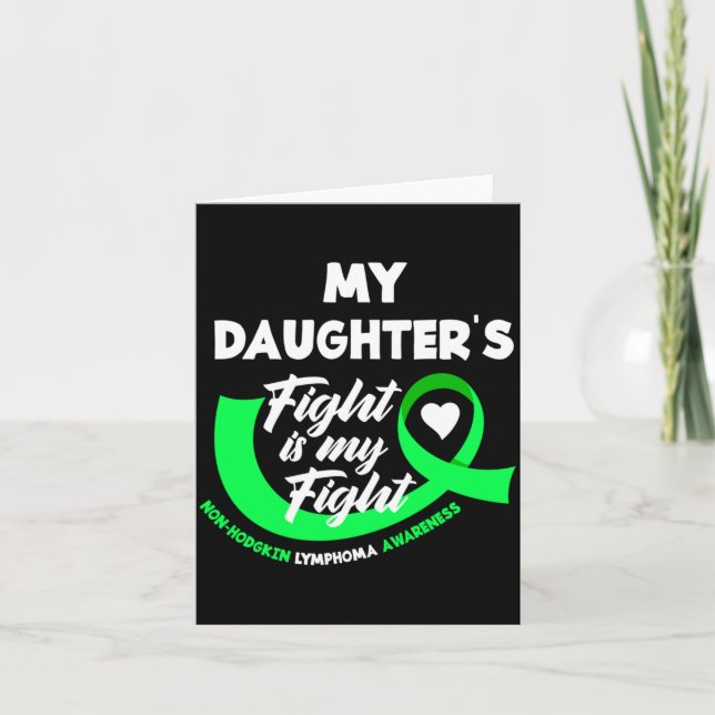 Carte Le Combat de Mes Filles Est Mon Combat Contre le L (Devant)