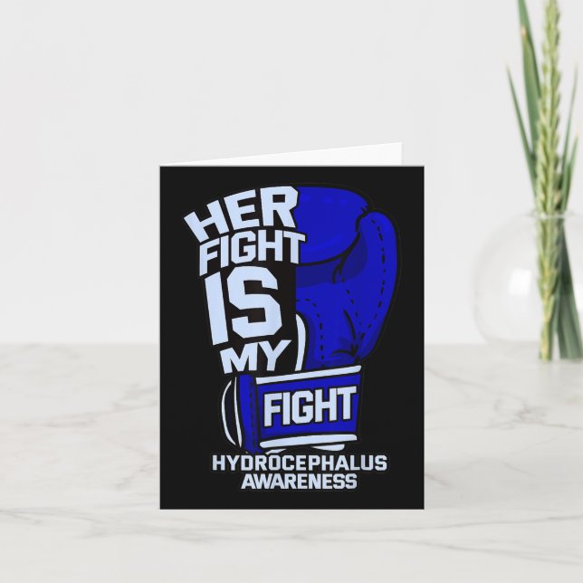 Carte Le combat est mon combat contre l'hydrocéphalie (Devant)