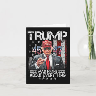 Carte Le cool Trump Avait Raison De Tout Ce Qui Concerne