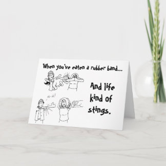 Carte Le coup dans là cardent