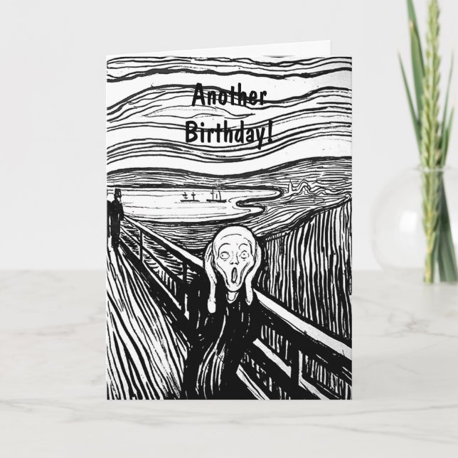 Carte Le cri d'Edvard Munch (Devant)
