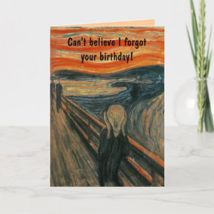 Carte Le cri d'Edvard Munch